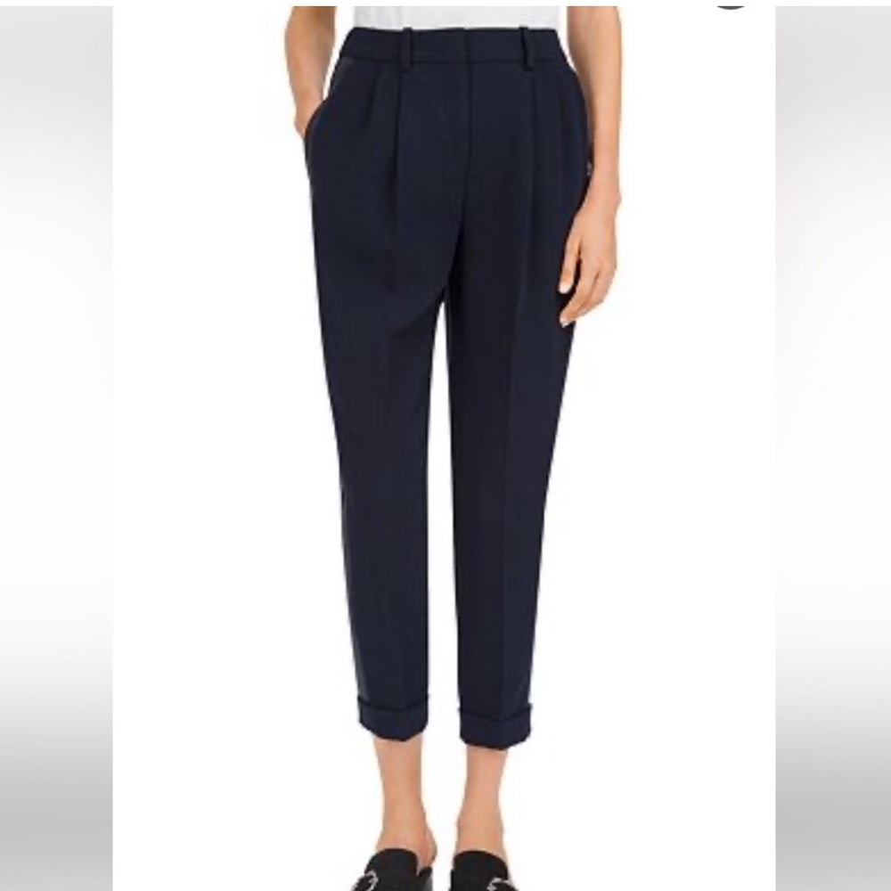 The Kooples Marta Crepe Slacks size 34 Small fits size  24 waist